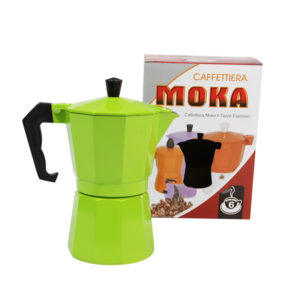 Caffettiera con manico antiscottatura, 6 tazze