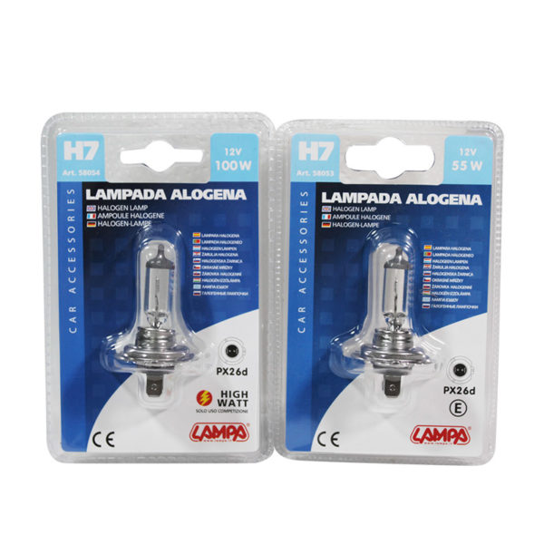 Lampadine per auto H7 100W
