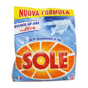 Sole - Detersivo in polvere, 18 lavaggi