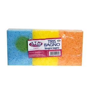 Tris spugne da bagno