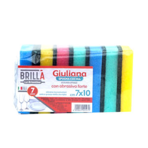 Brillà - Giuliana spugna con strato abrasivo 7 pezzi