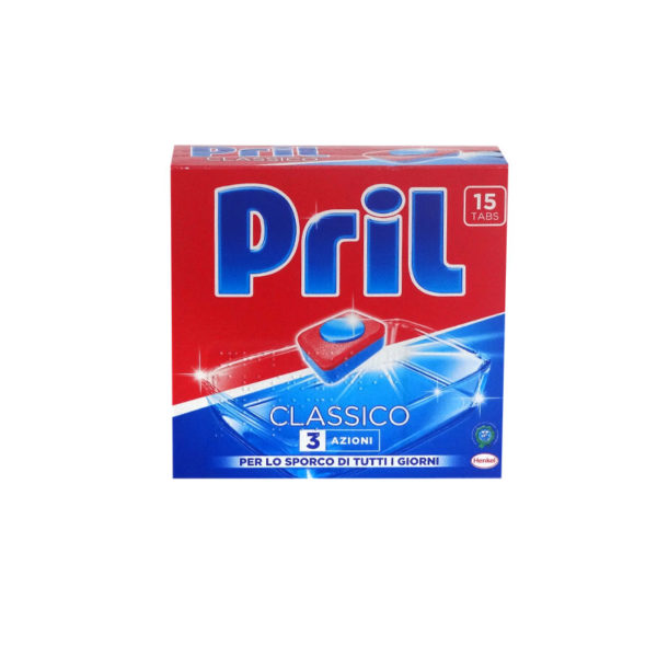Pril - lavastoviglie classico 3 azioni 15 tabs