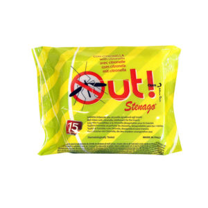 Out! - Salviette contro gli insetti