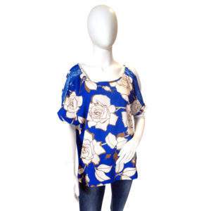 T-shirt a collo largo