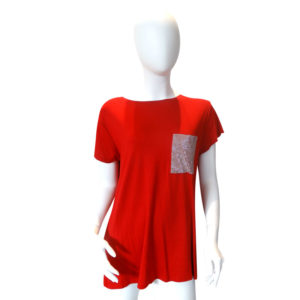 T-shirt con glitter