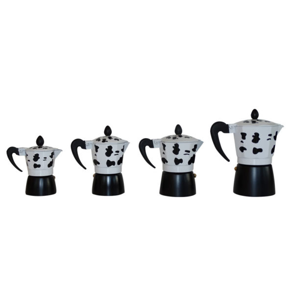 Caffettiera fantasia muccata