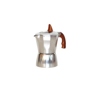 Caffettiera moka 1 tazza con coperchio trasparente
