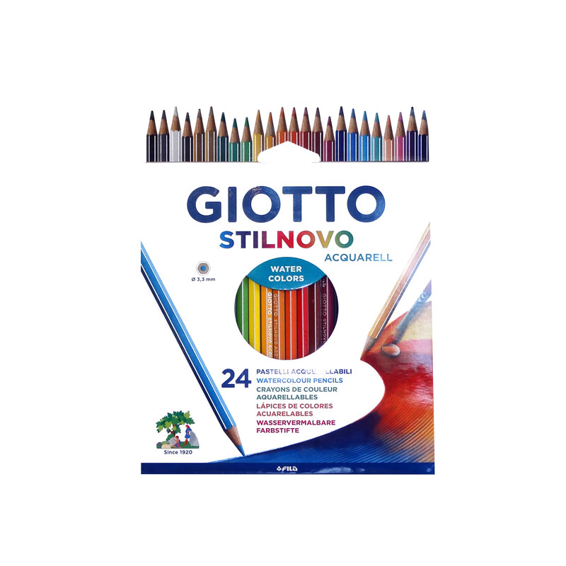 Giotto Stilnovo pastelli colorati acquarellabili