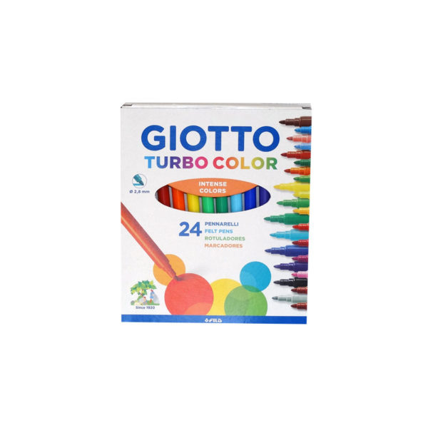 Giotto Turbo Color pennarelli colori intensi punta media - immagine 3