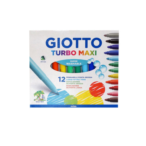 Giotto Turbo Maxi pennarelli lavabili punta grossa