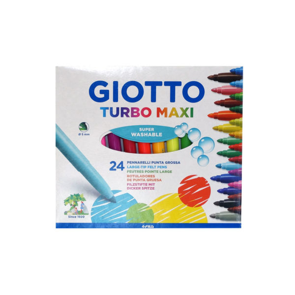Giotto Turbo Maxi pennarelli lavabili punta grossa - immagine 2