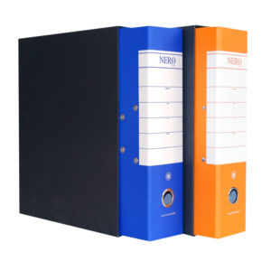 Nero Raccoglitore ad anelli con contenitore formato maxi - colori vari