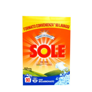 Sole polvere lavatrice con bicarbonato