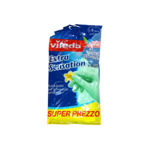 Vileda guanti in gomma extra sensation- 1 paio Misura L
