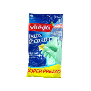 Vileda guanti in gomma extra sensation - 1 paio Misura M