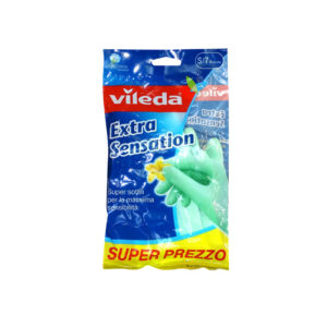 Vileda guanti in gomma extra sensation - 1 paio Misura S