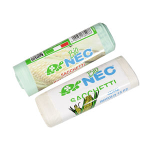 Bio Nec - sacchetti pattumiera 42x42 cm 15 pz