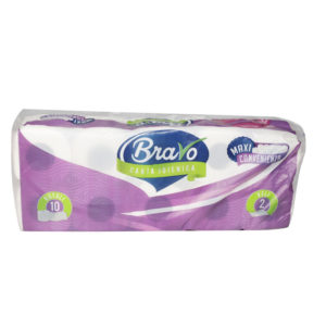 Bravo - carta igienica 2 veli - 10 rotoli