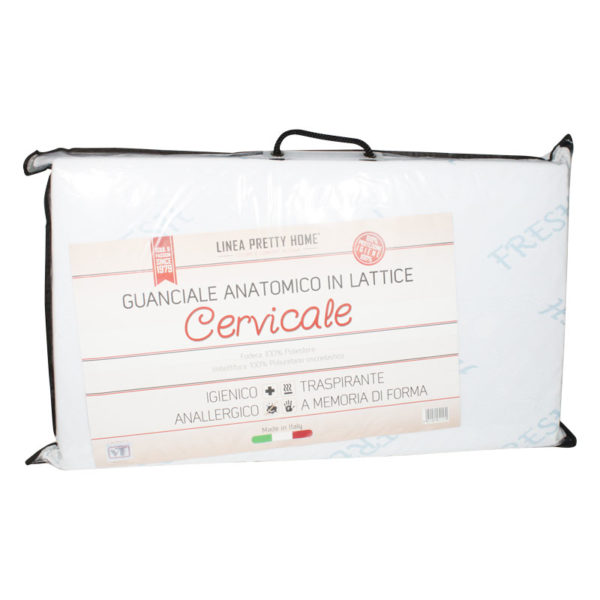 Guanciale anatomico in lattice