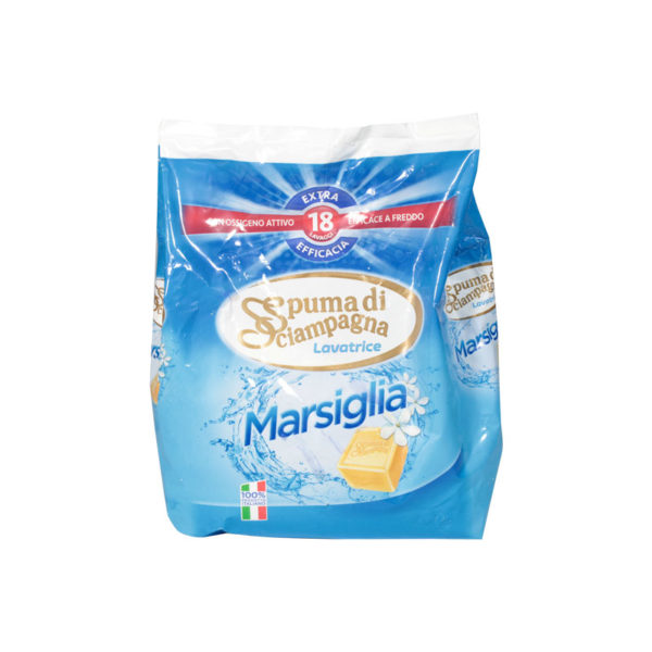 Spuma di sciampagna - detersivo lavatrice 18 lav.
