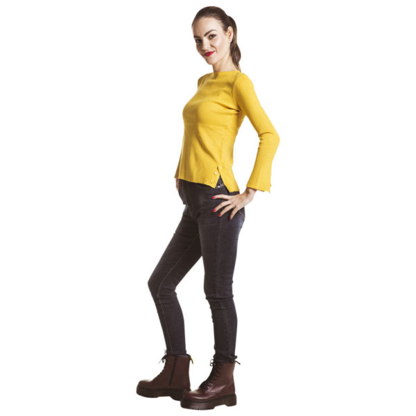 Maglia con aperture sui fianchi - immagine 2