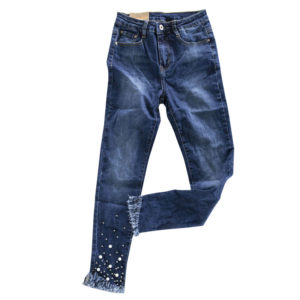 Jeans con inserti